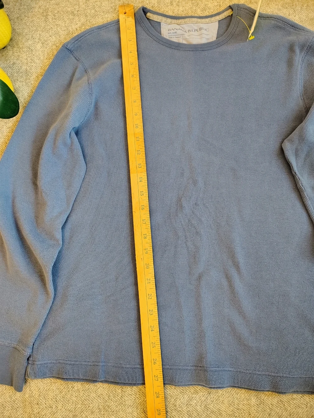 Banana Republic Men's Long Sleeve Crewneck Sweater - Blue